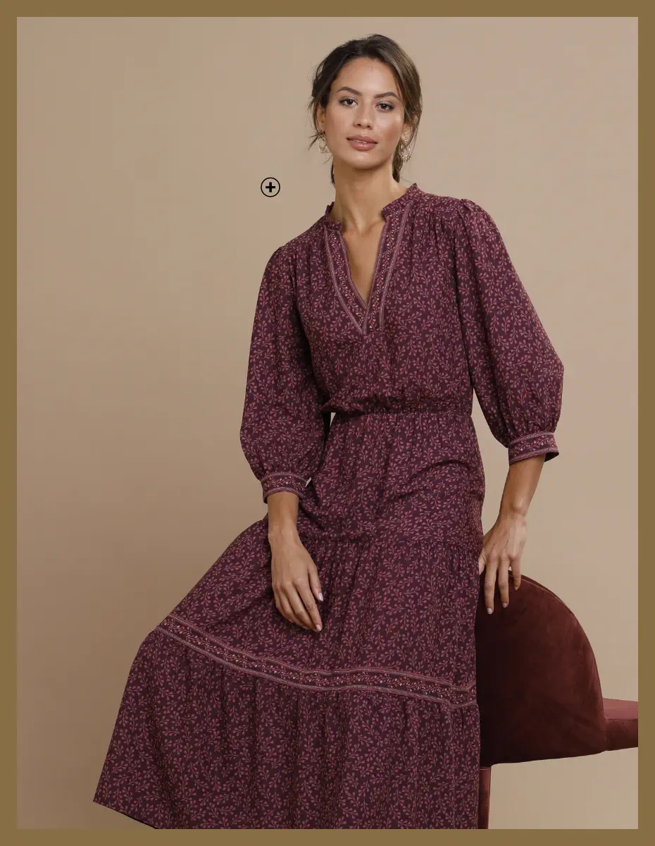 Robe longue imprimée, parfaite pour un style estival décontracté - Blancheporte