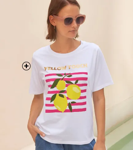 Tee-shirt imprimé loose - Blog Blancheporte