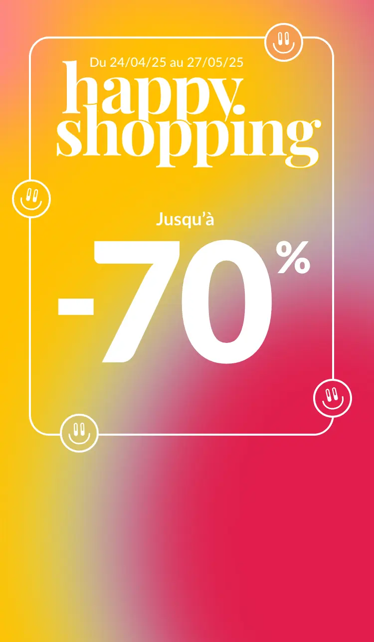 Happy Shopping : profitez de réductions jusqu'à -70% sur le site Blancheporte !