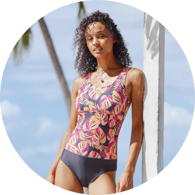 Comfortabel Baracoa postoperatief badpak met print, geïntegreerde bh en goede ondersteuning - Blog Blancheporte