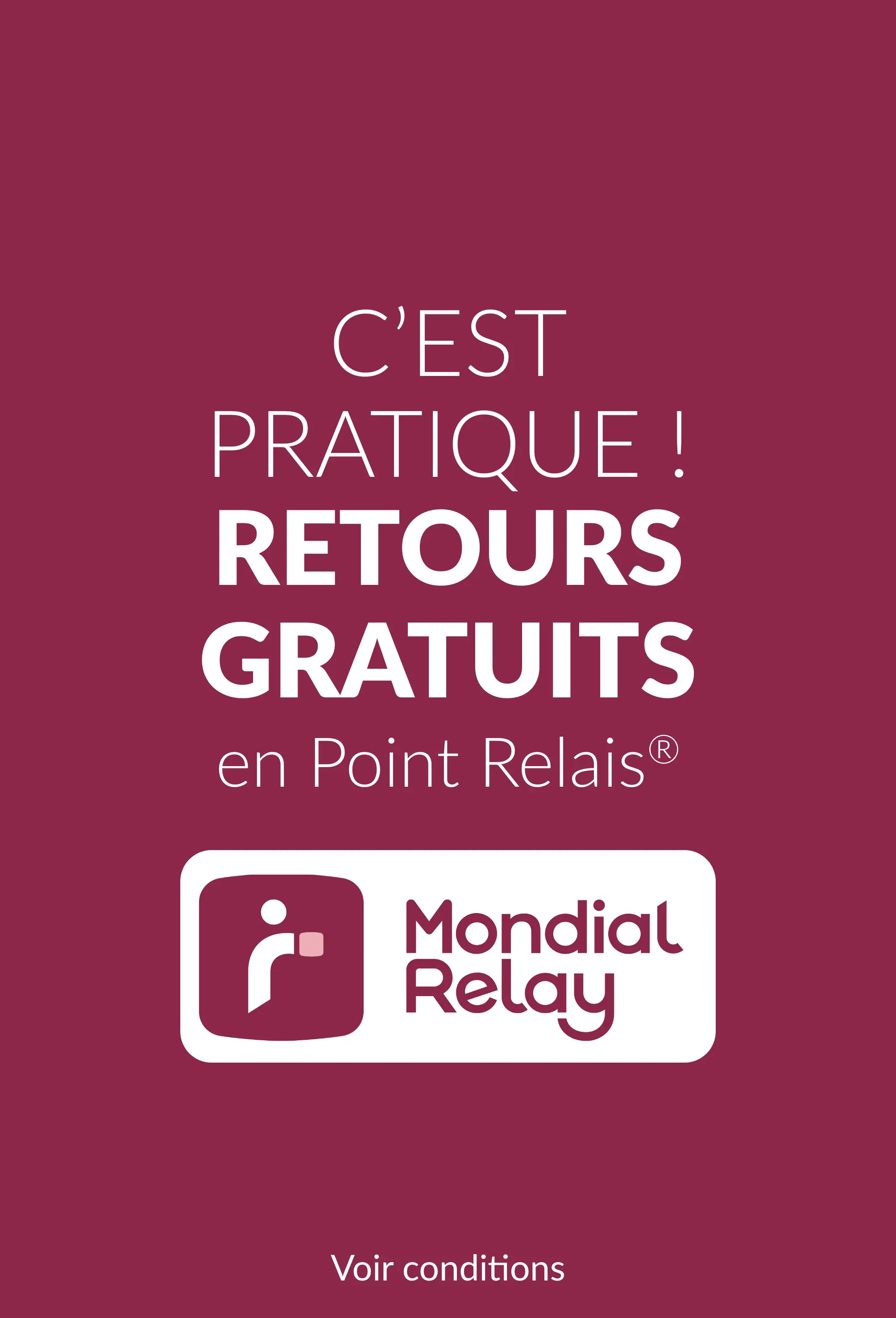 Profitez des retours gratuits chez Blancheporte
