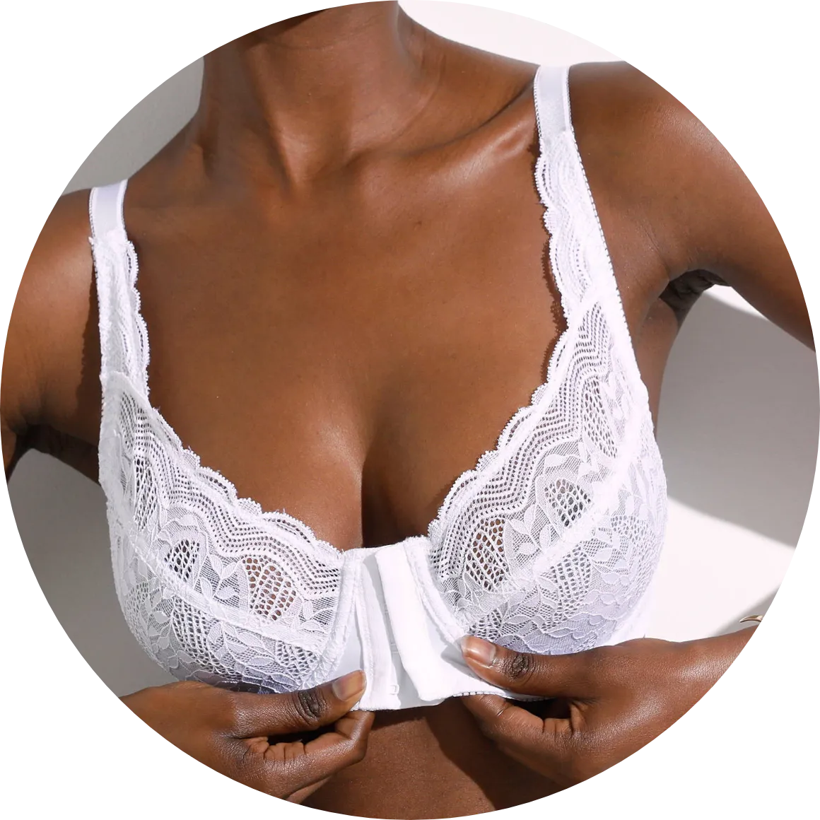 Soutien-gorge blanc dentelle ouverture devant - avec armatures - Blog Blancheporte