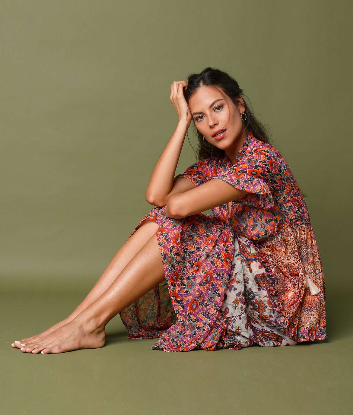 Robe longue imprimée femme Robe été longue imprimée femme pas chere | Blancheporte
