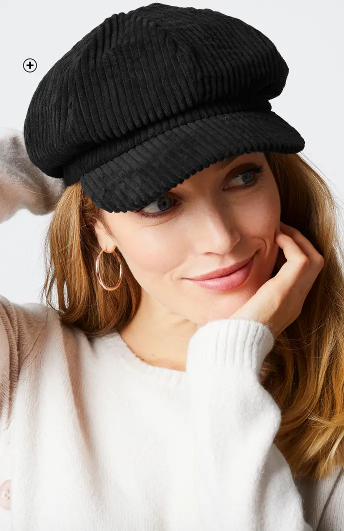 Casquette réglable en velours, accessoire chic et tendance pour un style casual d'automne | Blancheporte