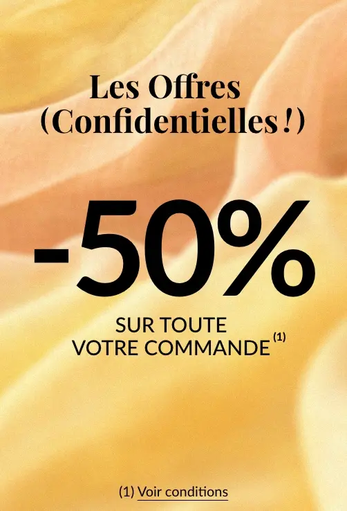 Profitez de -50% sur toute votre commandes dès 2 articles avec le code promo 800008