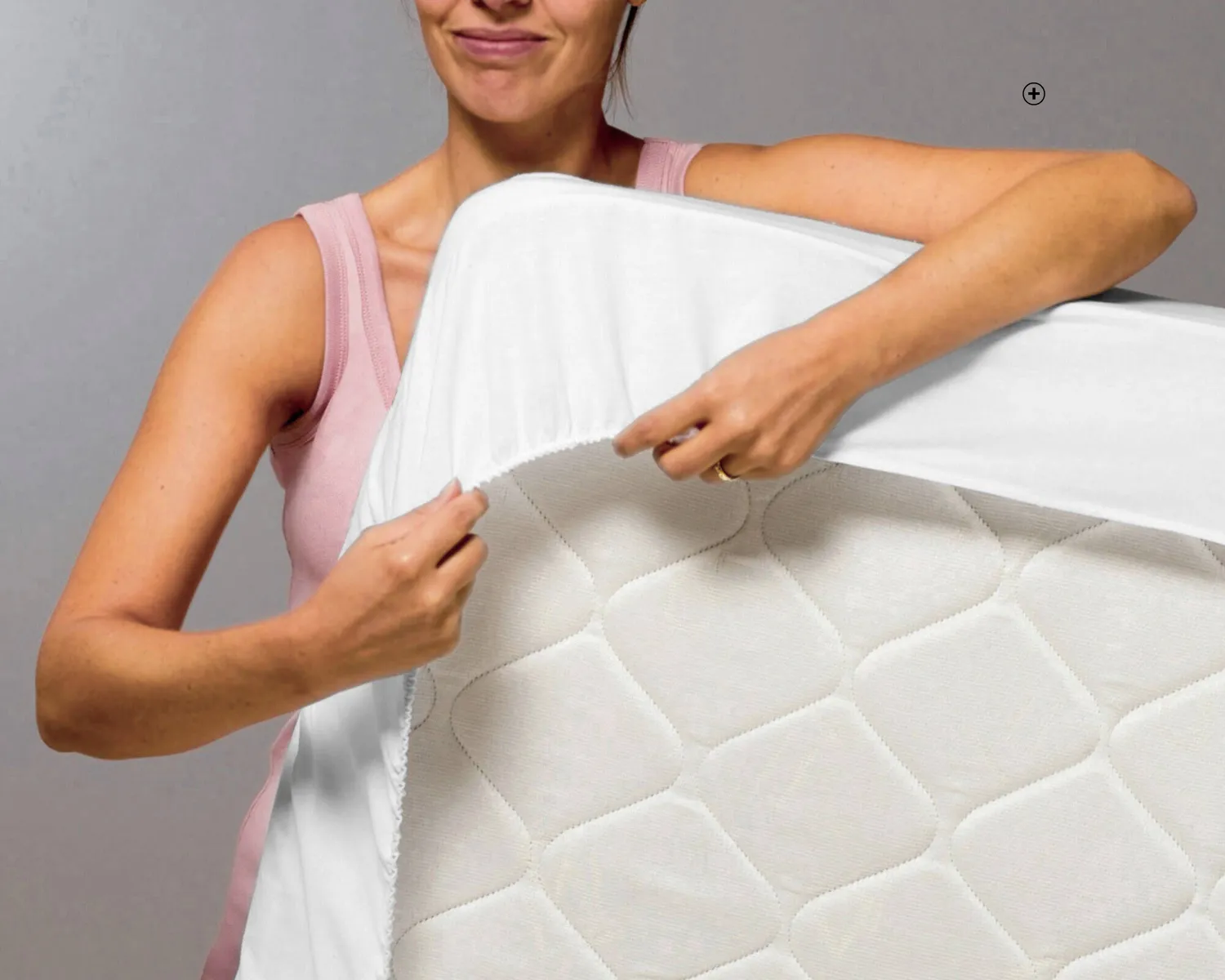 Matrasbeschermer bi-rekbaar molton, ultra absorberend, ideaal om de juiste matrasbeschermer te kiezen | Blancheporte
