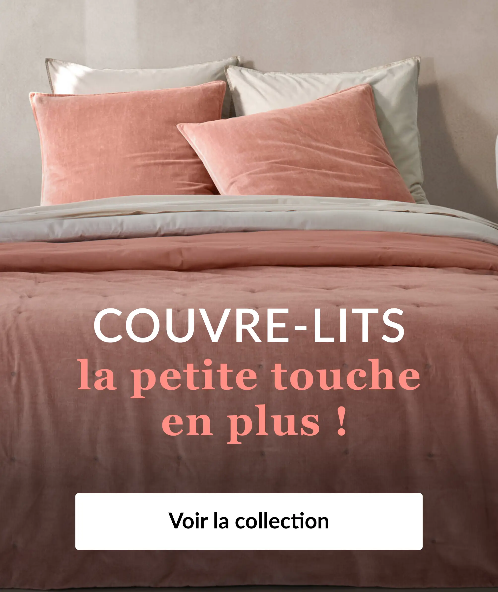 Découvrez notre sélection de couvre-lits pour une petite touche en plus sur Blancheporte.be