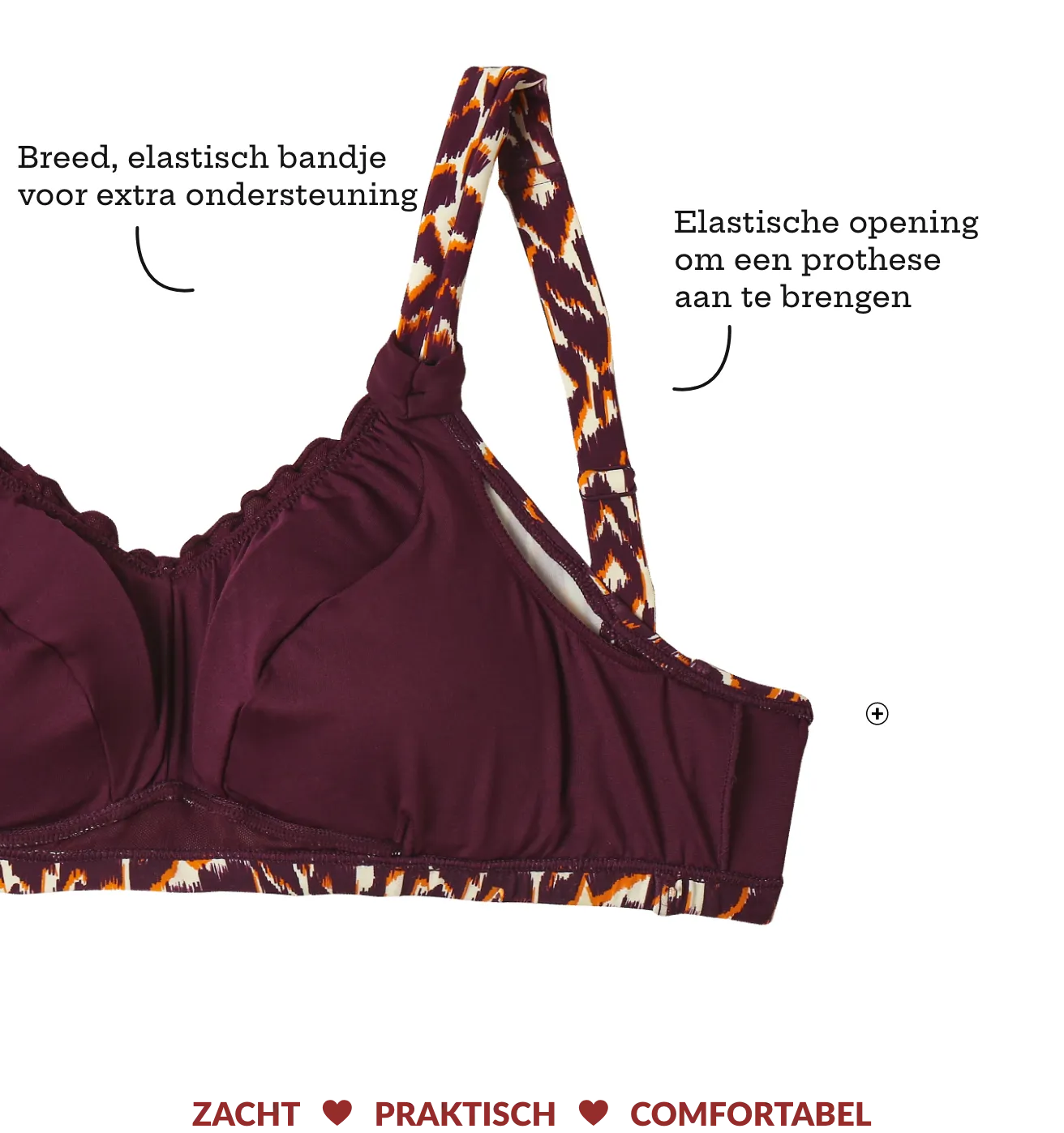 Postoperatieve bikinibeha zonder beugels Araminda - Blog Blancheporte