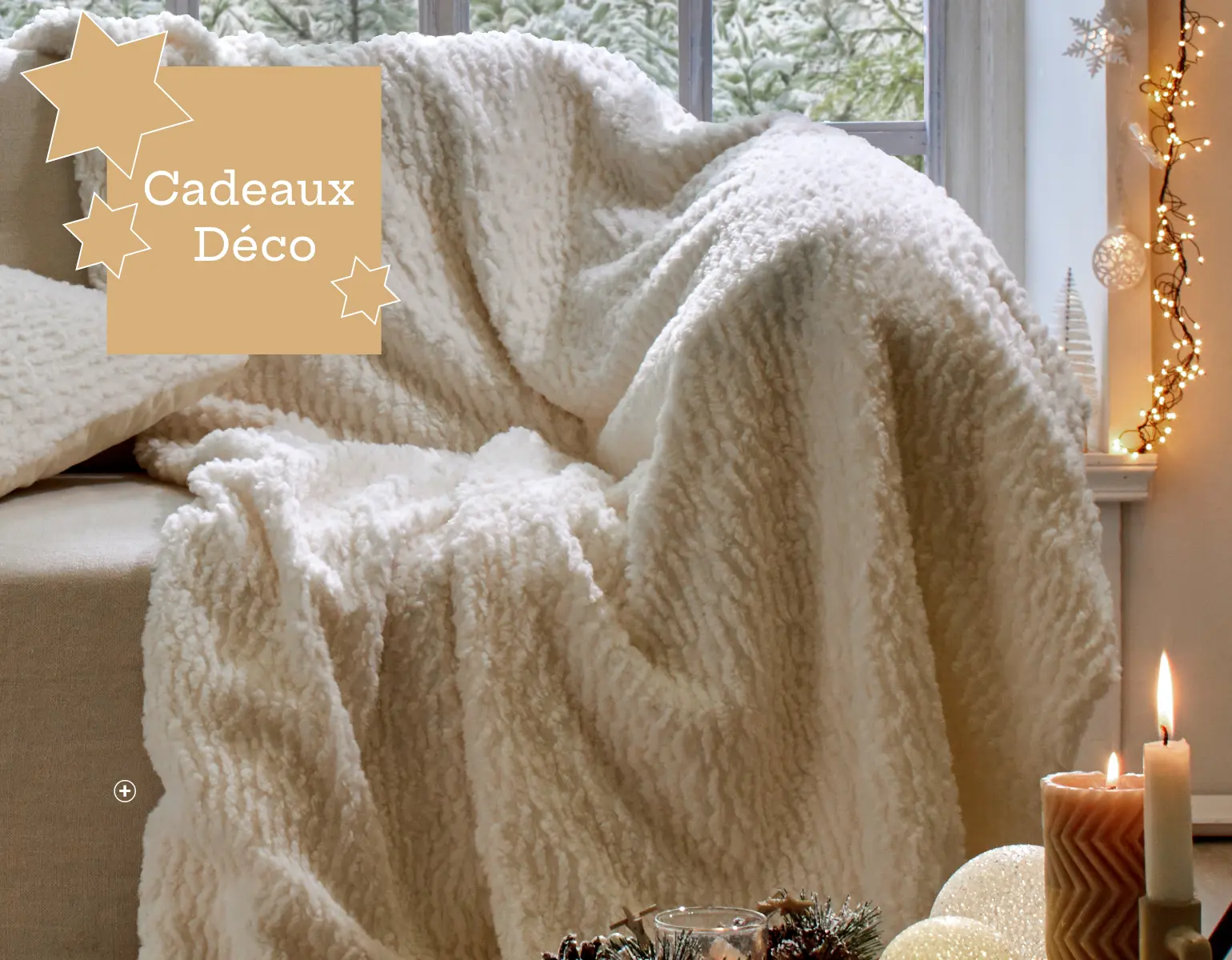 Plaid ultra-moelleux en imitation fourrure, confort et élégance | Blancheporte