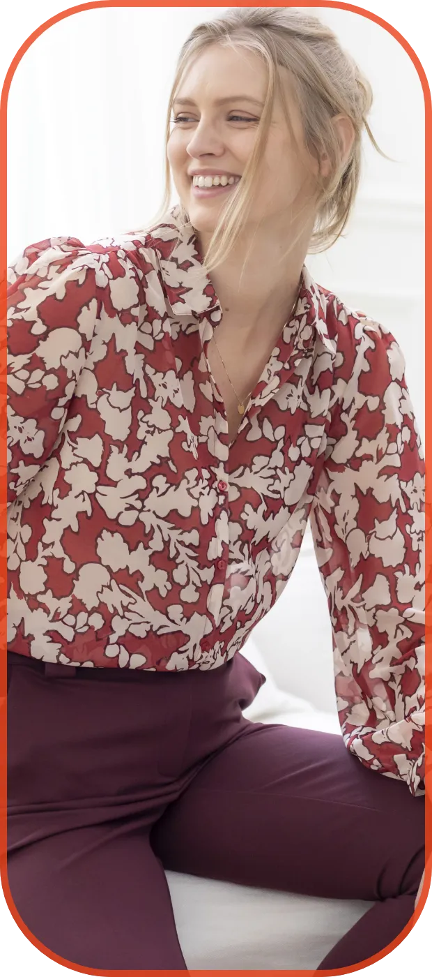 Blouse van voile met bloemenprint, licht en vrouwelijk aan een kleine prijs in de solden – Blog Blancheporte