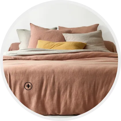 Parure de lit unie en triple gaze de coton, inspiration moderne pour savoir comment choisir sa parure de lit légère et respirante | Blog Blancheporte