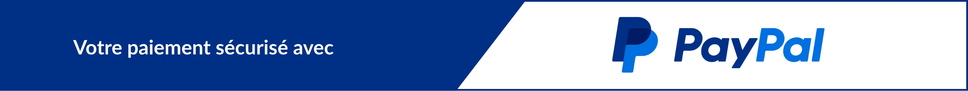 Profitez du paiement sécurisé et en 4 fois sans frais avec Paypal