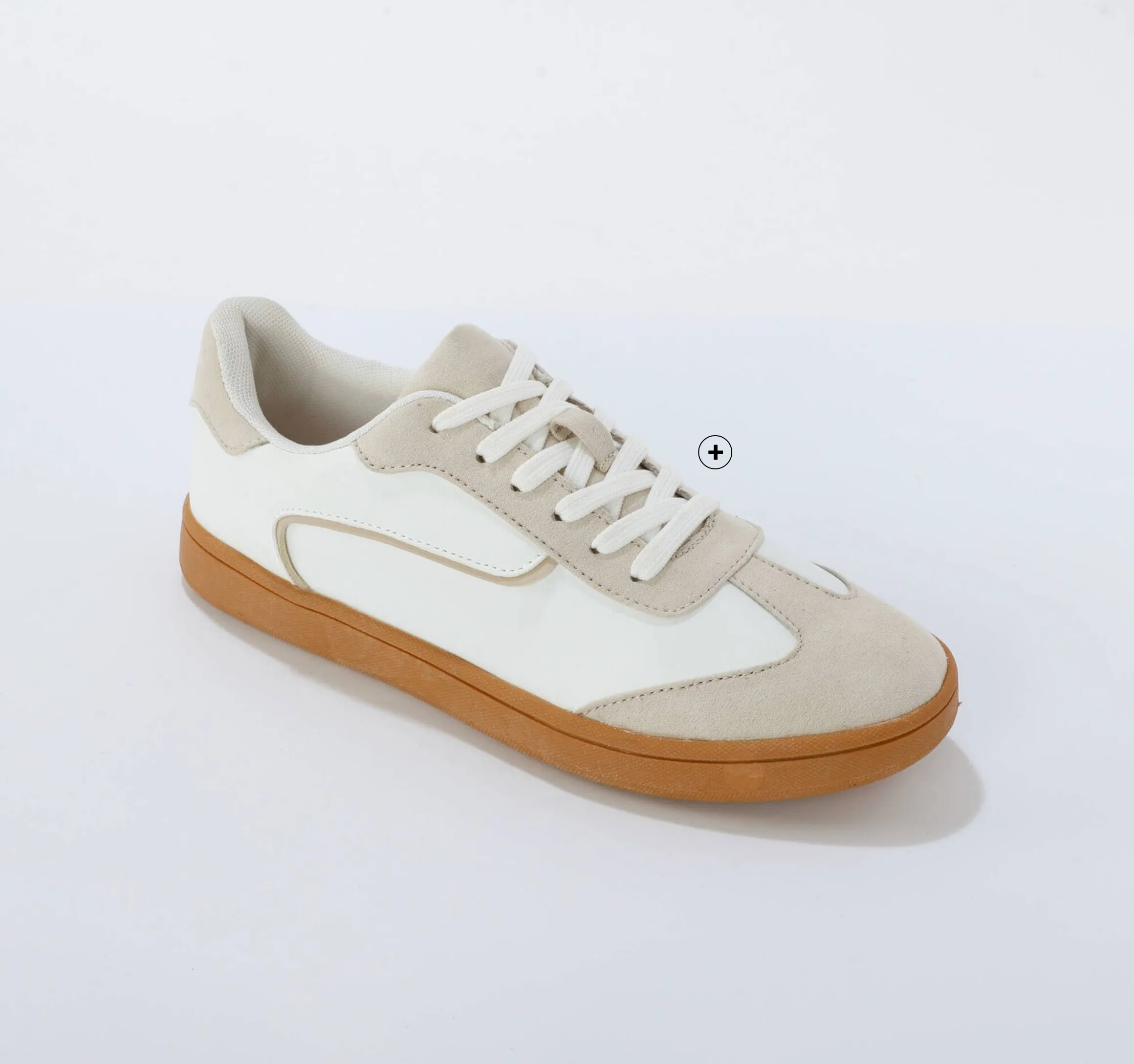Baskets à lacets écrues - Blog Blancheporte