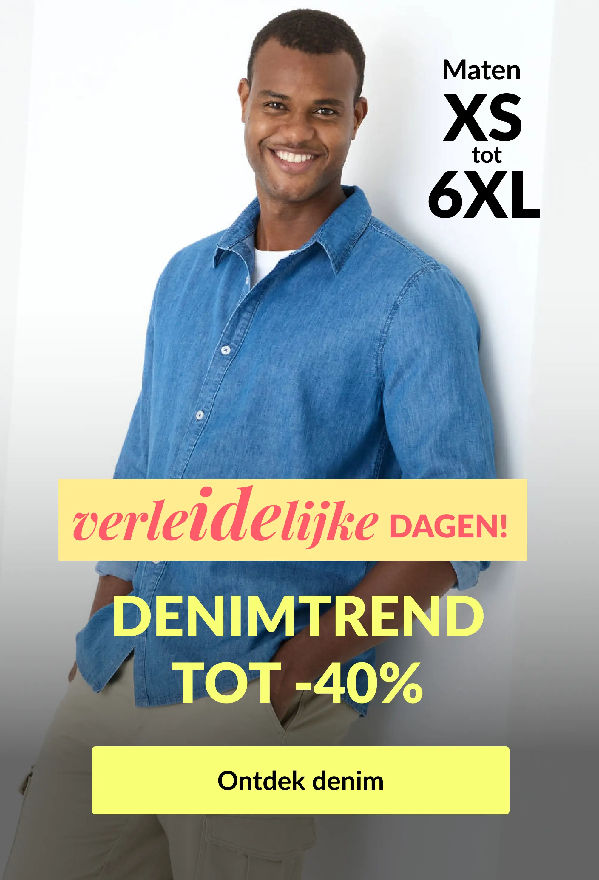Ontdek onze denimcollectie voor hem