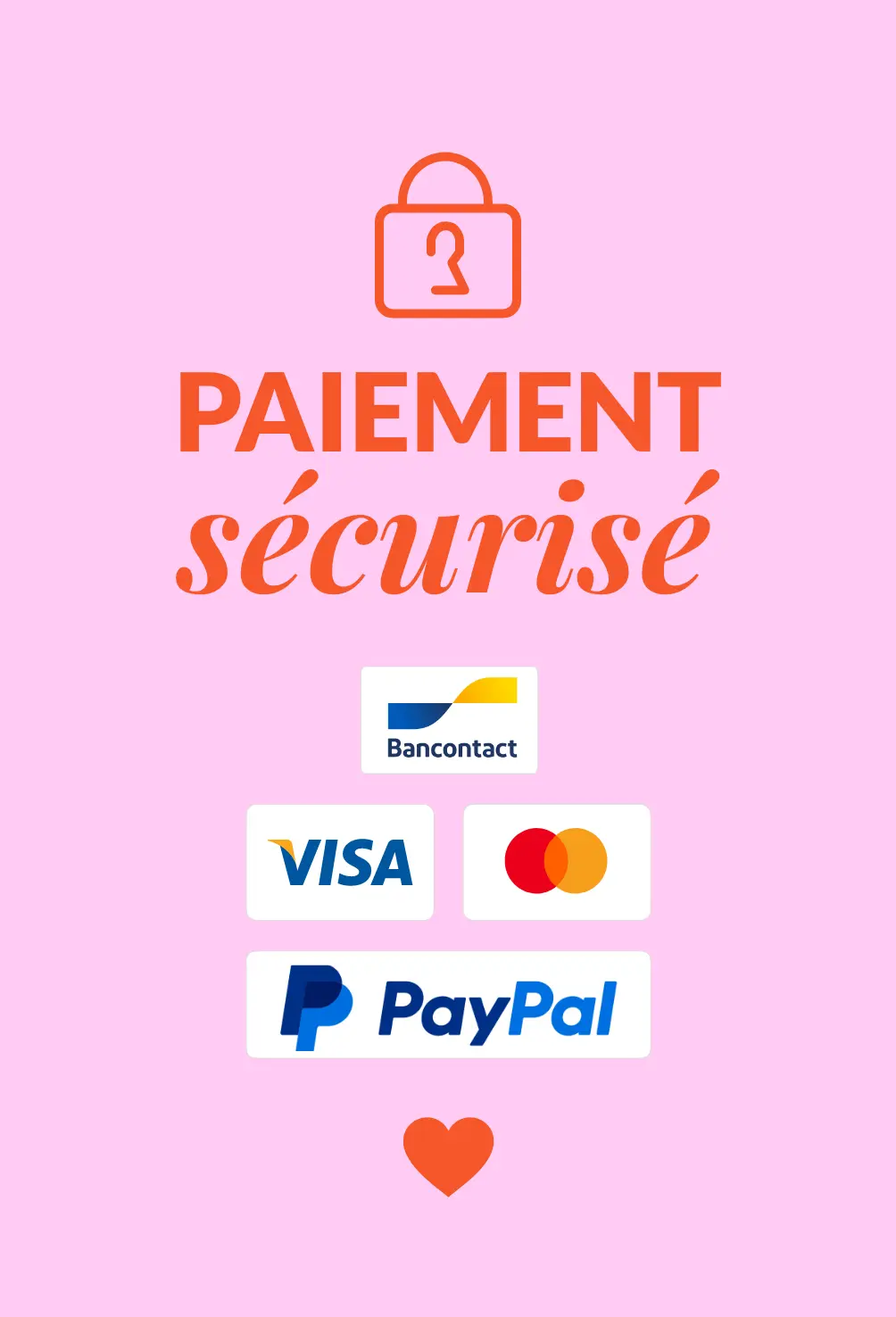 Blancheporte vous propose de nombreux moyens de paiement : bancontact, Visa, Mastercard, Paypal