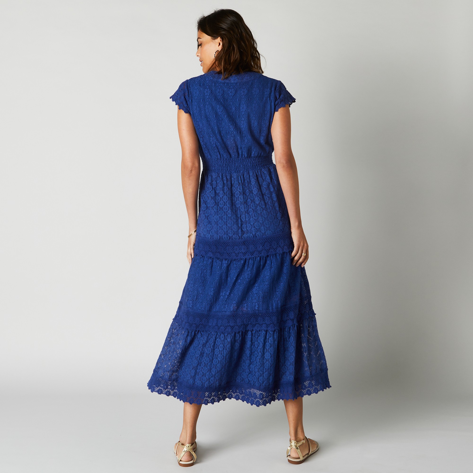 Robe macramé hotsell blanche porte