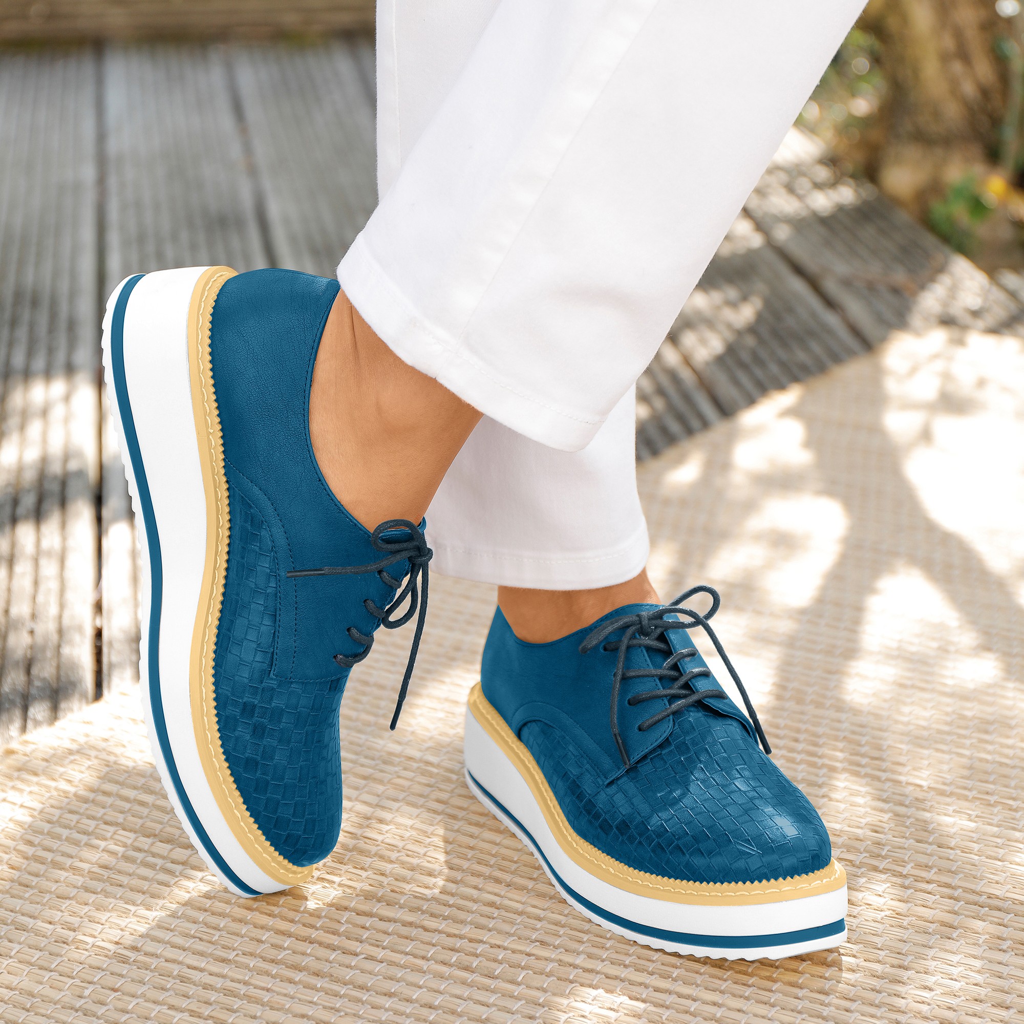 Derbies compensées femme new arrivals