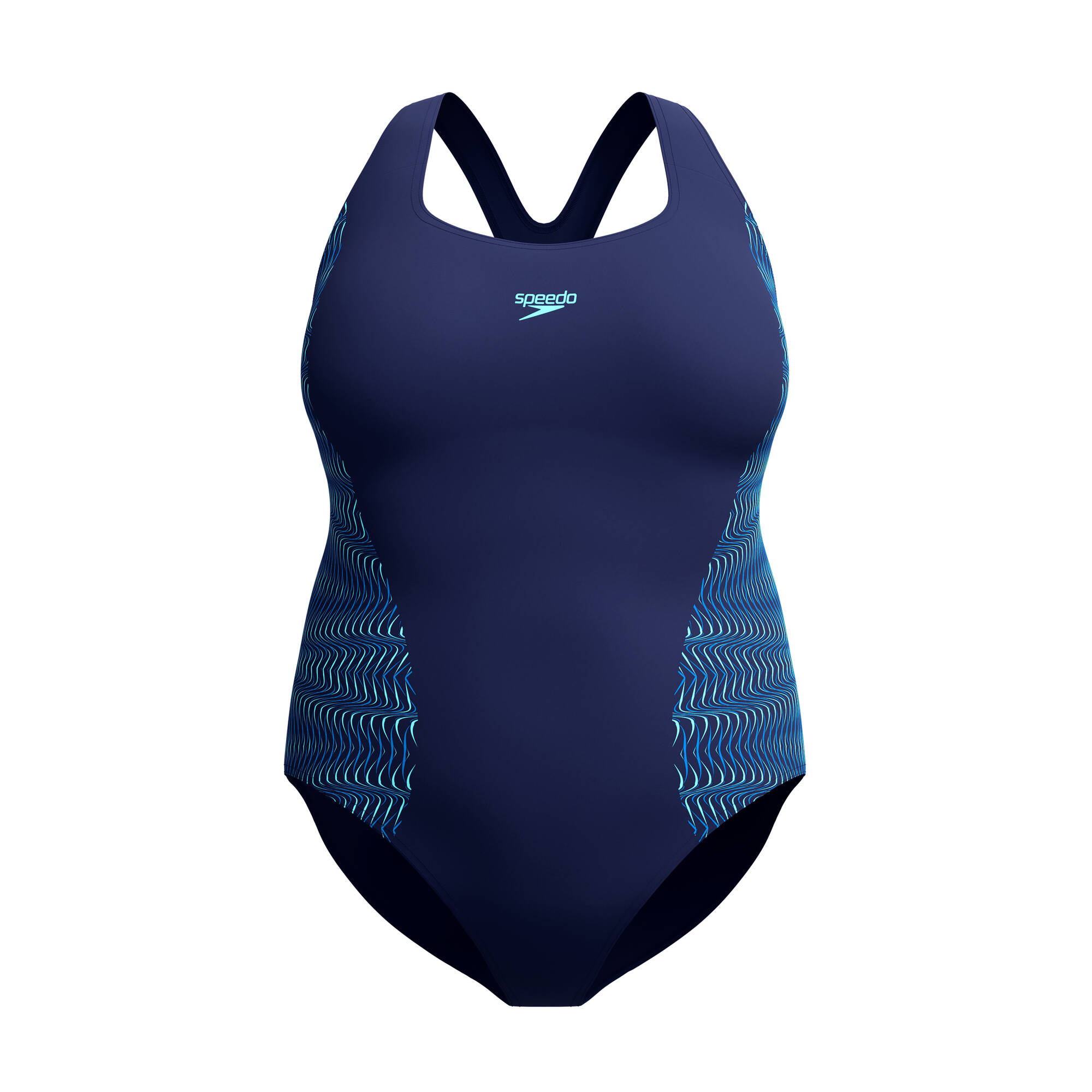 Maillot De Bain Une Pièce Speedo Femme 46 Bleu - Protection UV - Taille Plus
