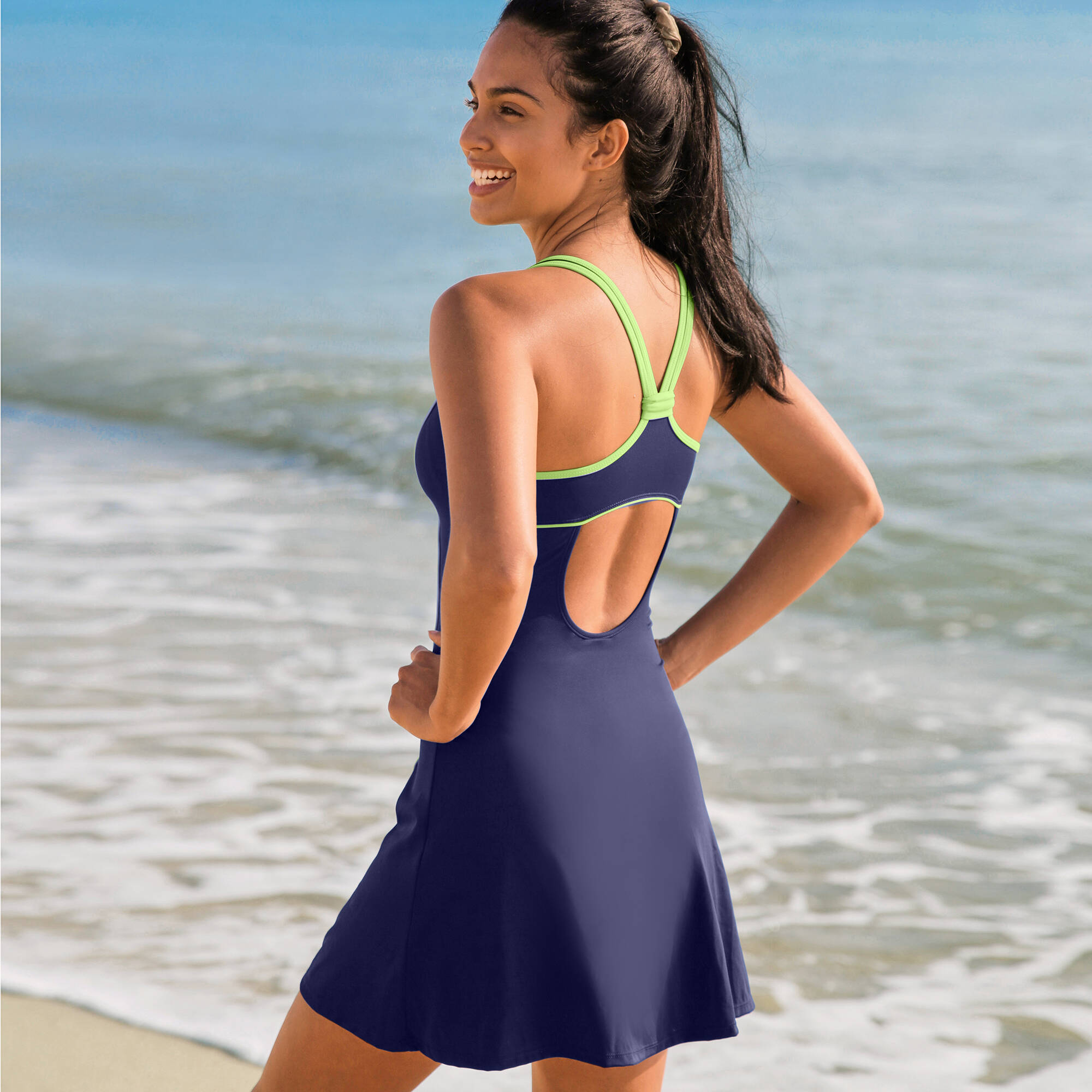 Maillot de bain une piece jupette online