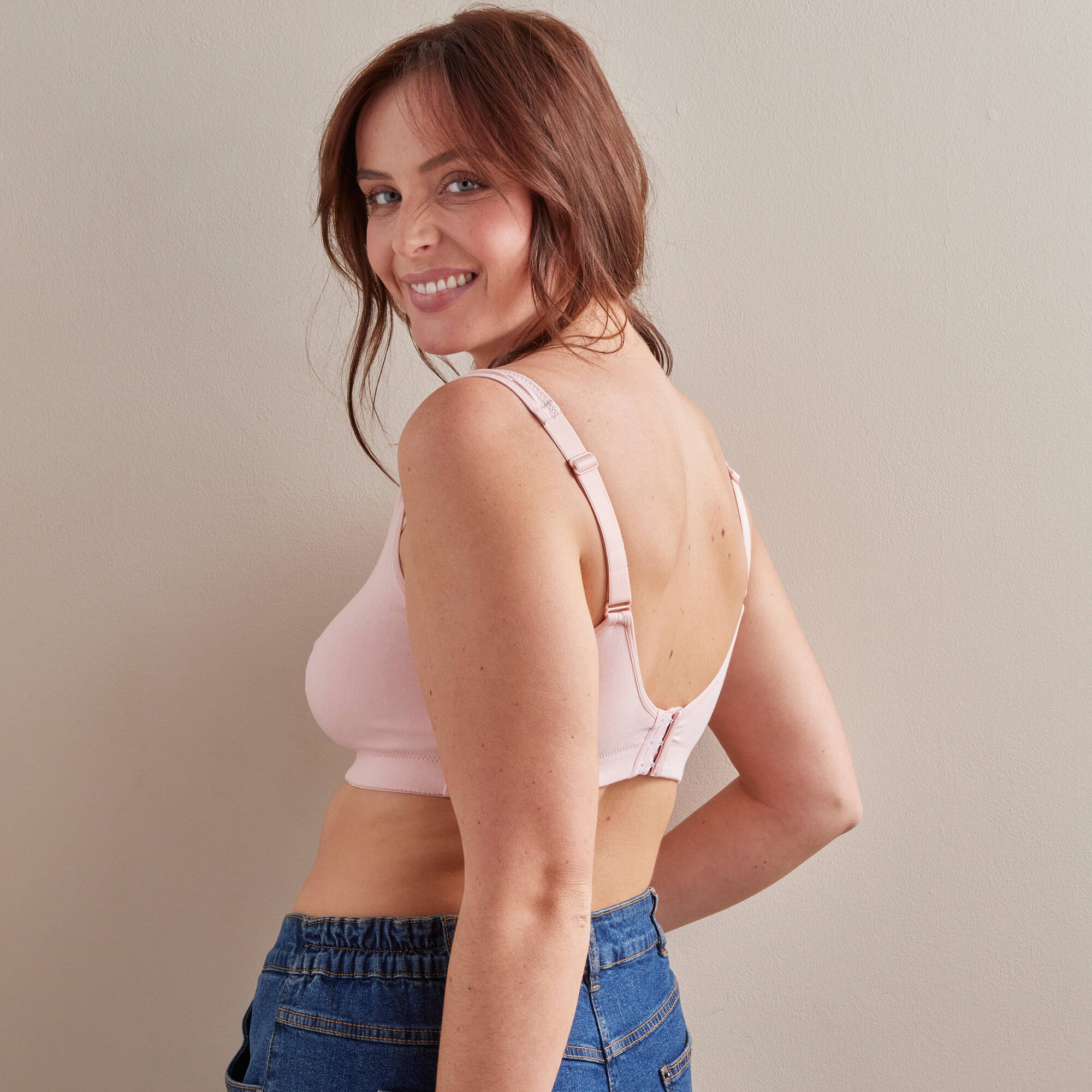 Soutien-gorge post-opératoire zippé devant sans armatures