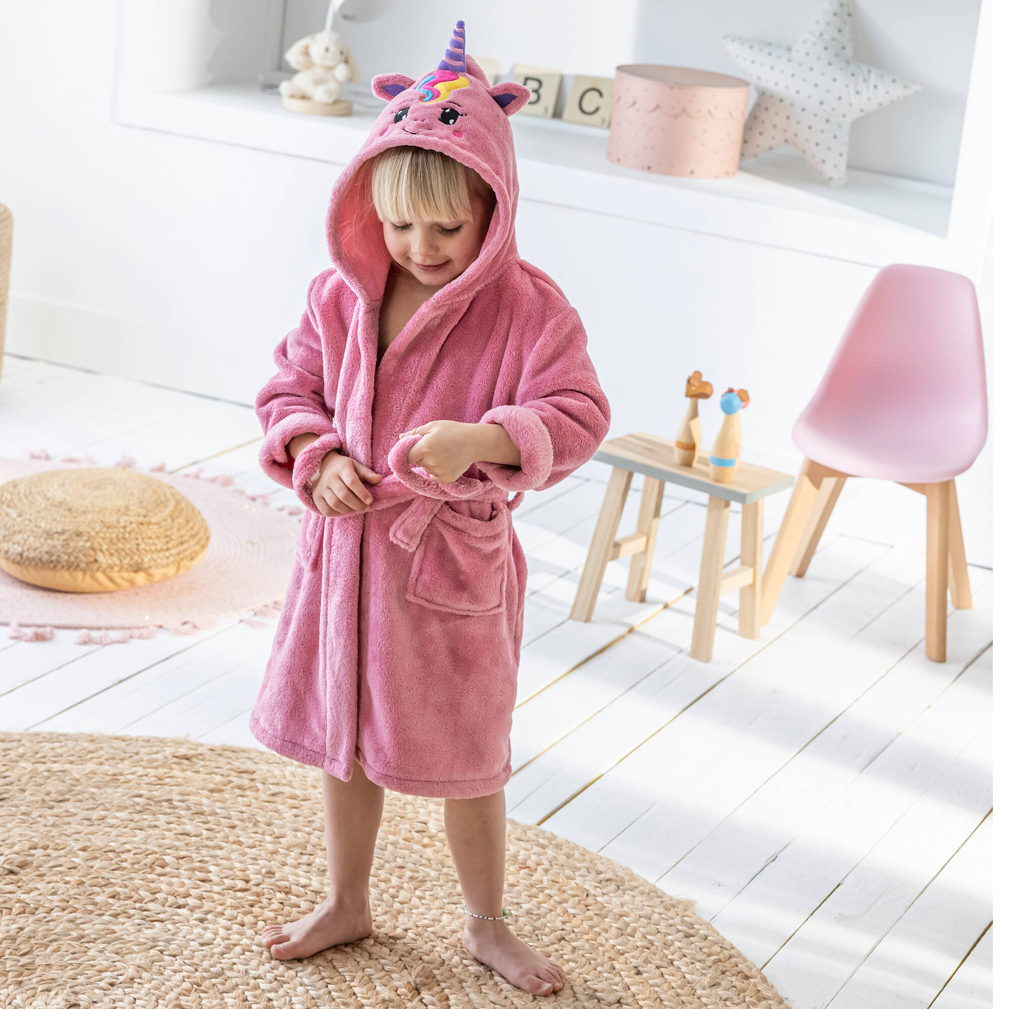 Bathrobe Peignoir De Bain Licorne Peignoir De Bain Licorne
