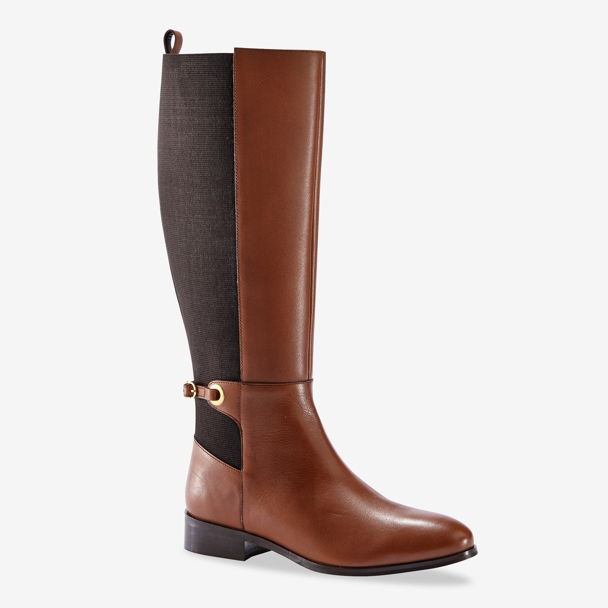 Bottes cavalière best sale mollet large