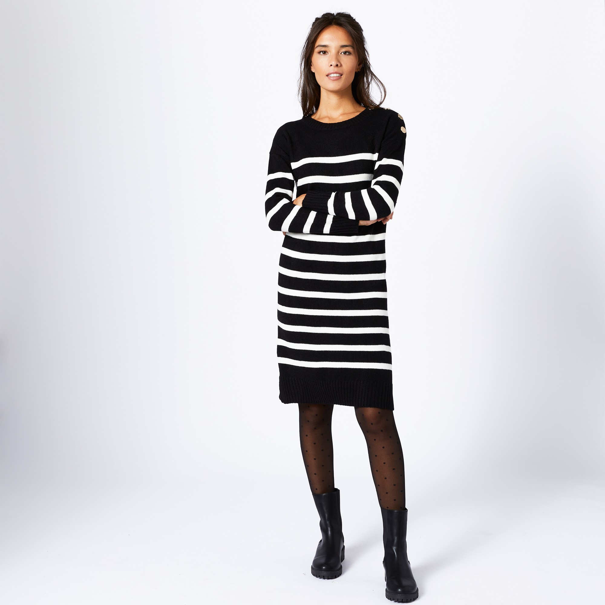Robe pull online mariniere